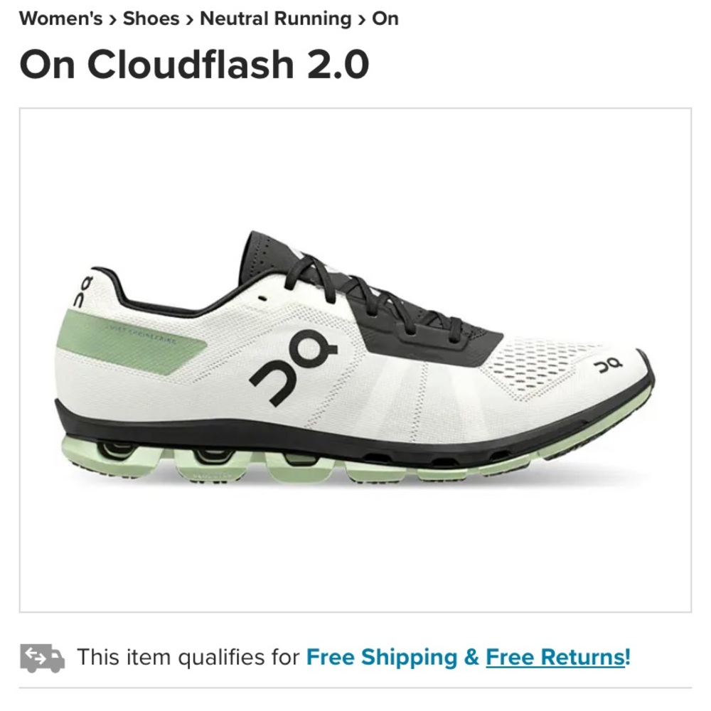 On Cloudflash 2.0 Womens Running Sneakers